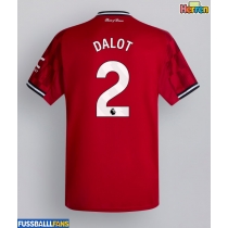 Manchester United Diogo Dalot #2 Heimtrikot 2025-26 Kurzarm